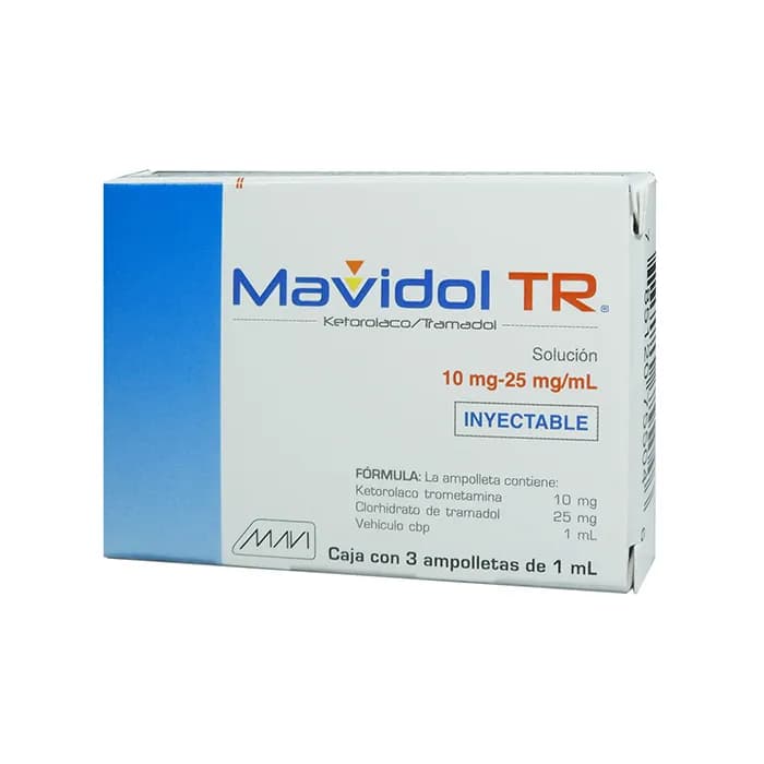 MAVIDOL TR 3 AMP 25/10 MG