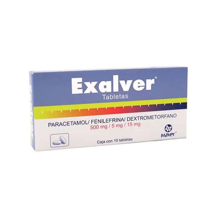 EXALVER NF 10 TAB 500/15/5 MG