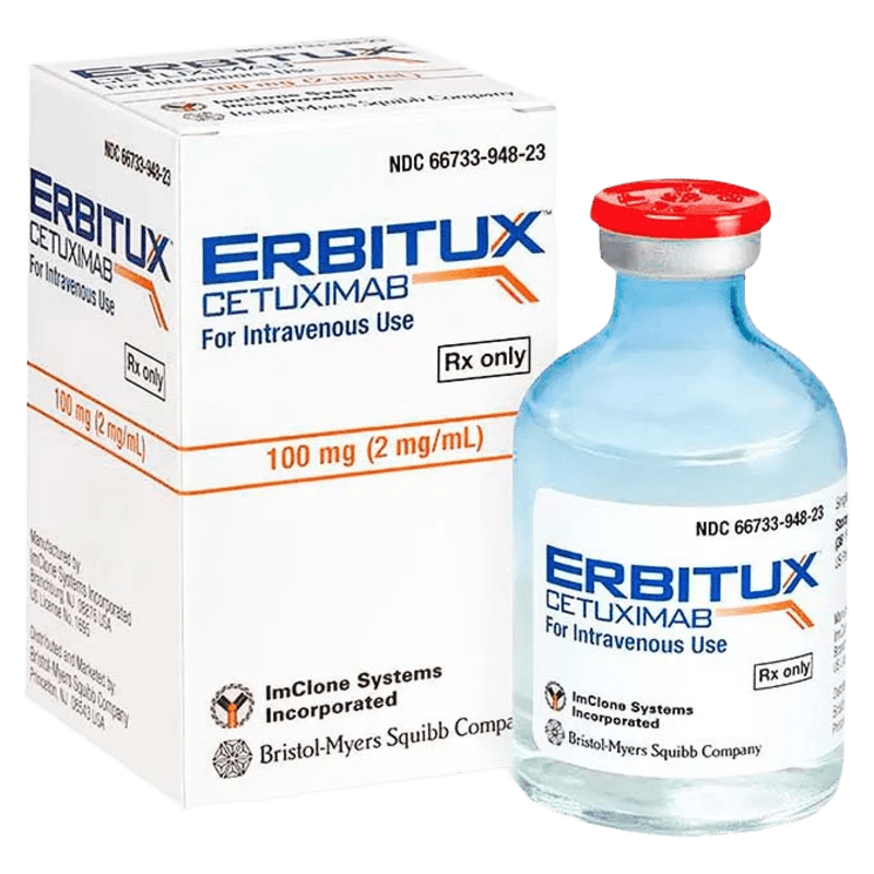 ERBITUX (CETUXIMAB) 5 MG / ML CAJA CON 1 FRASCO ÁMPULA CON 20 ML LAB. MERCK