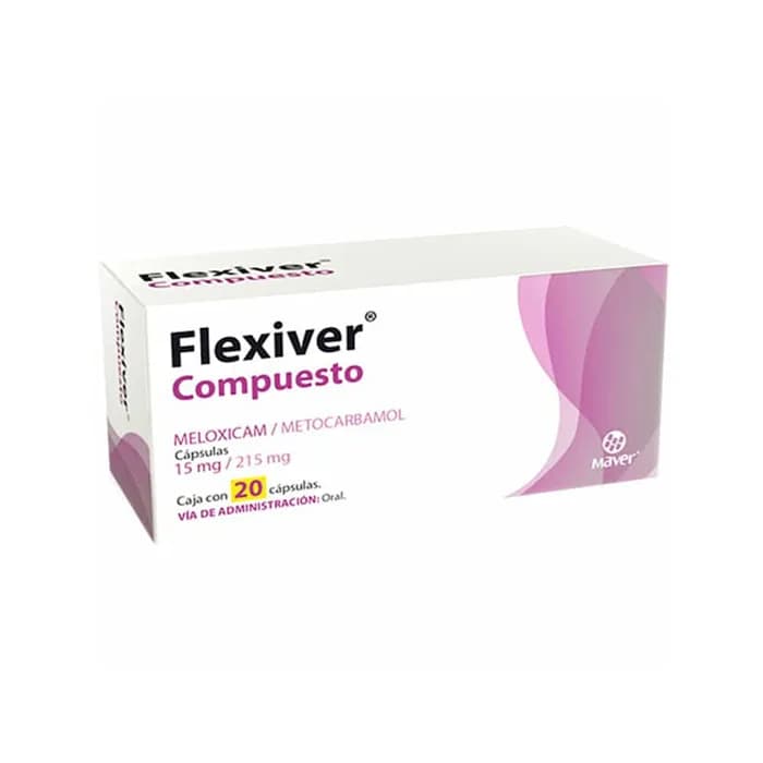 FLEXIVER COMPUESTO 20 CAPS 215/15 MG