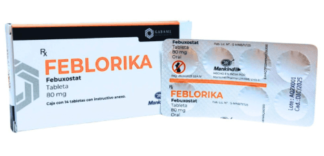 FEBLORIKA 14 TAB 80 MG FEBUXOSTAT