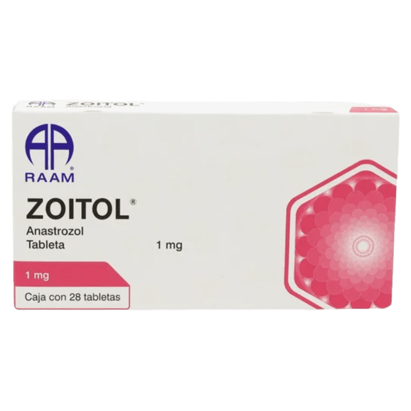 Zoitol Anastrozol 1 mg 28 Tabletas