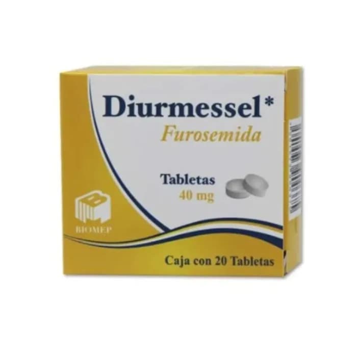 DIURMESSEL 20 TAB 40 MG
