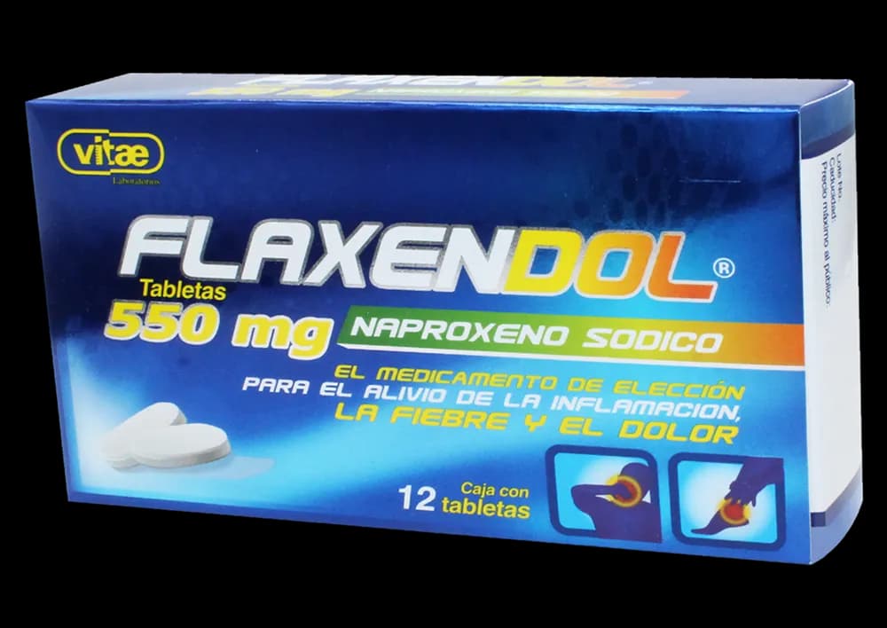 FLAXENDOL 550MG TAB C12