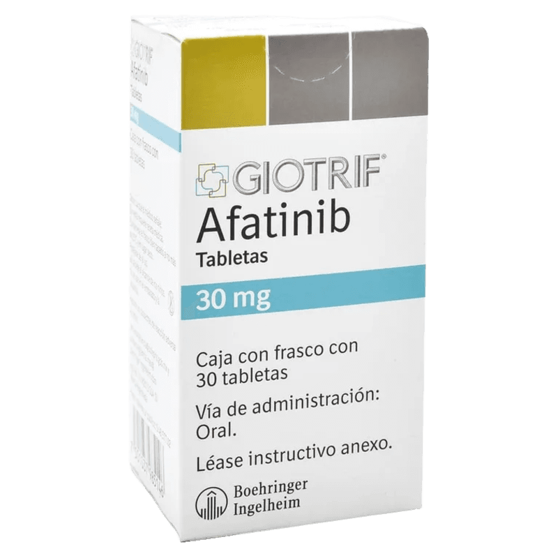 GIOTRIF AFATINIB 30 MG CAJA CON FRASCO CON 30 TABLETAS LAB. BOEHRINGER INGELHEIM