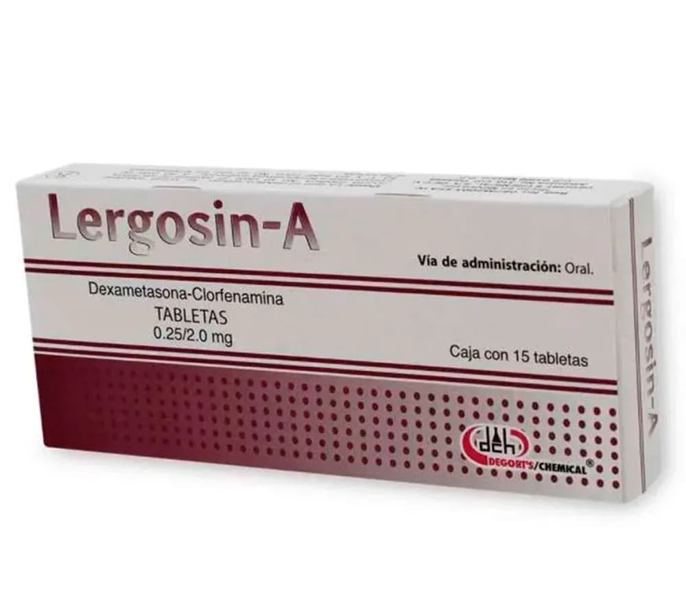 LERGOSIN-A 15 TAB 2/0.25 MG