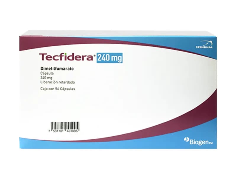 TECFIDERA (DIMETILFUMARATO) 240 MG CAJA CON 56 CÁPSULAS LAB. STENDHAL