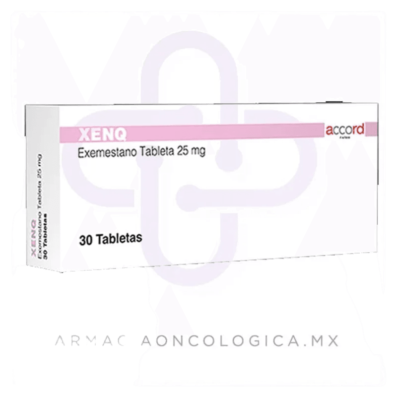 Xenq 25 mg Exemestano 30 tabletas