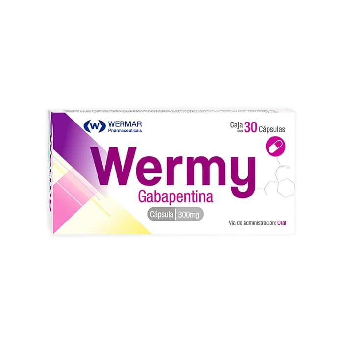 WERMY GABAPENTINA 30 CAPS 300 MG