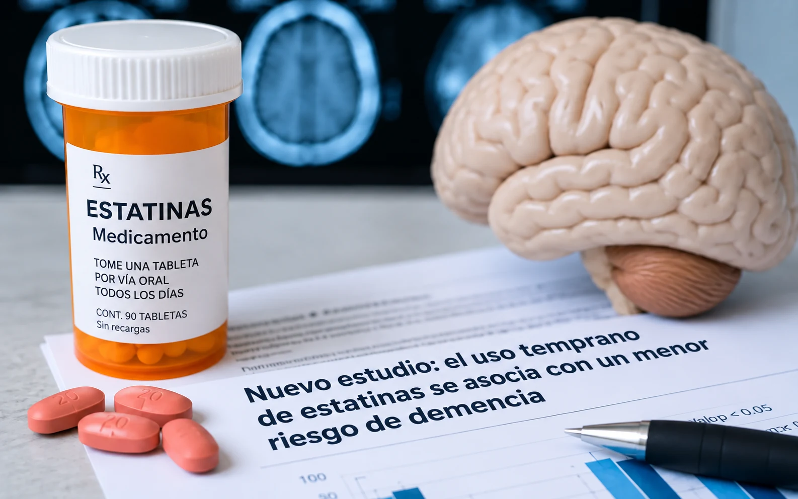 Estatinas: indicios de riesgo para demencia